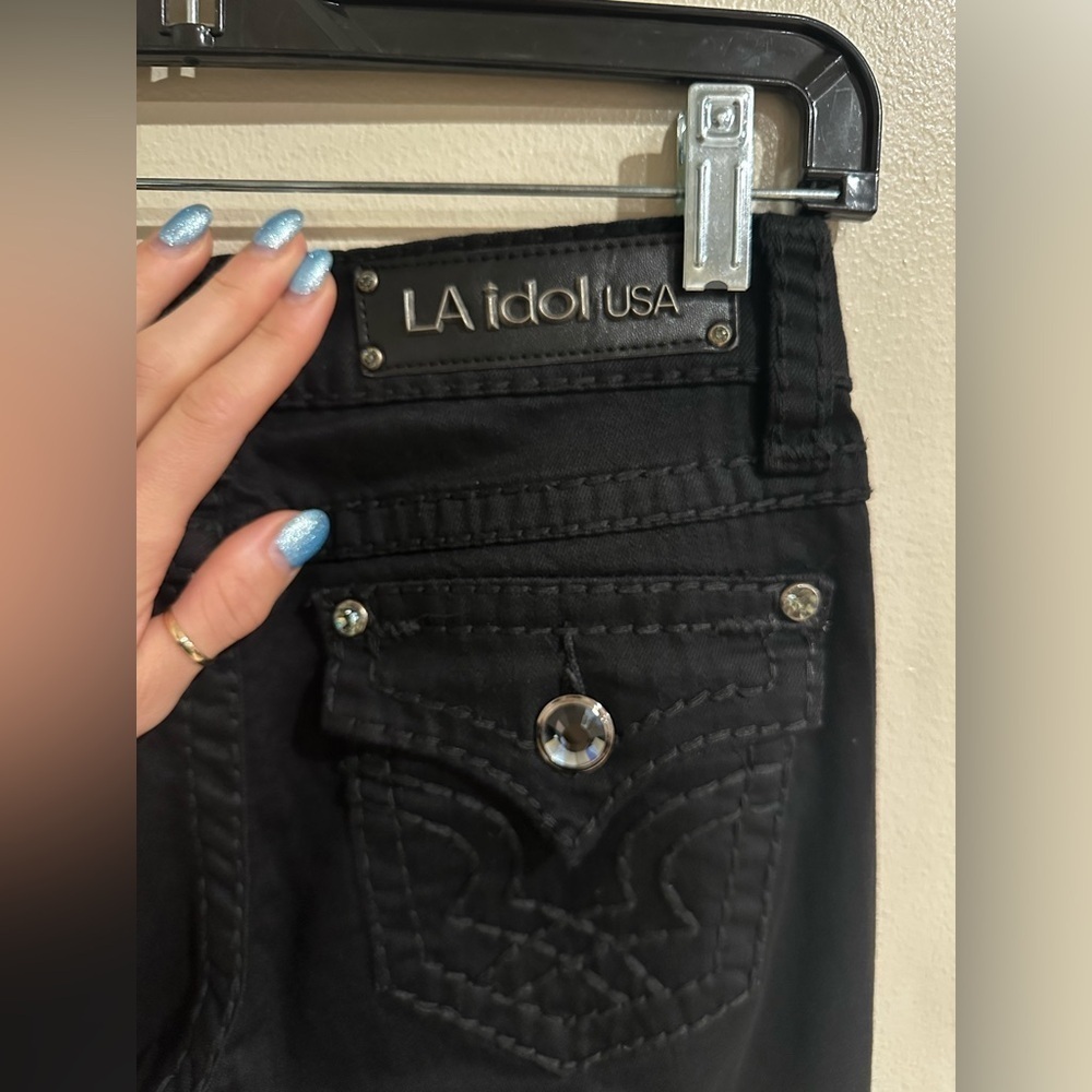 Jeweled Bootcut Jeans - Picture 10 of 12